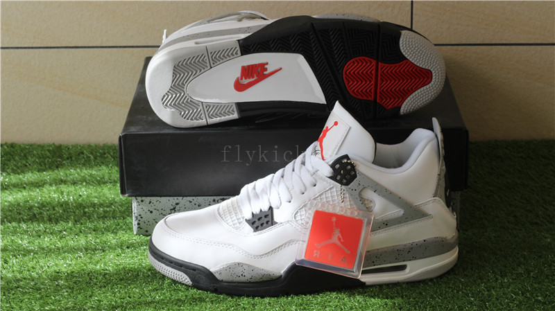 2016 Authentic Air Jordan 4 Retro Alternate 89 White Cement